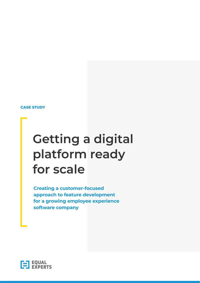 Customer-Focused Approach for Software Platform Scaling