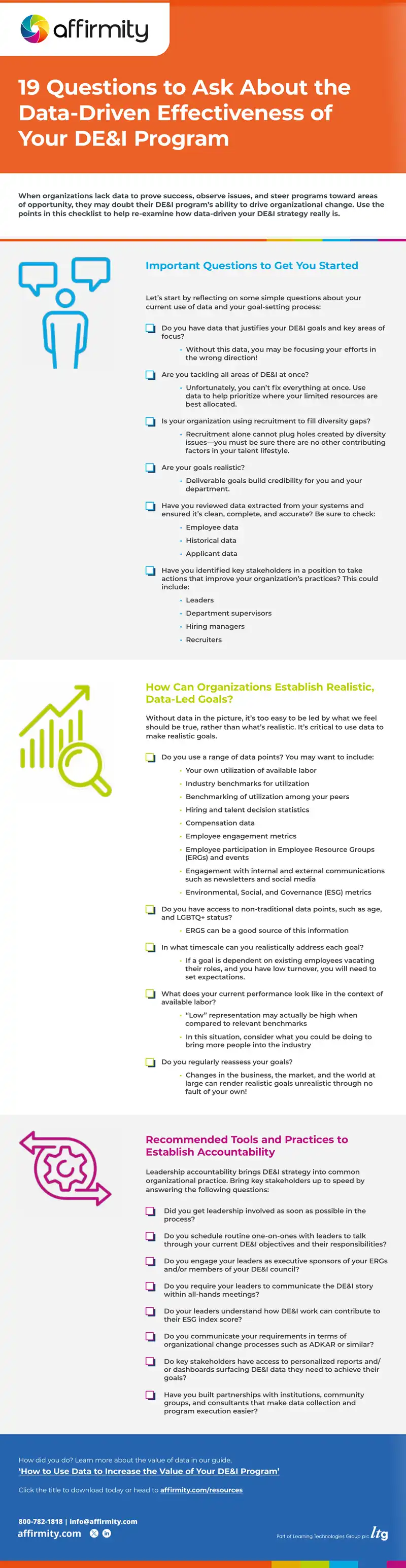 Data-Driven Effectiveness of DE&I Programs Checklist