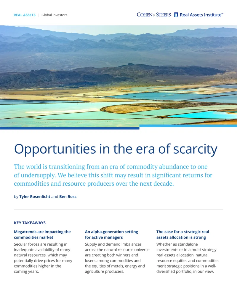 Impact of Megatrends on Commodities Market