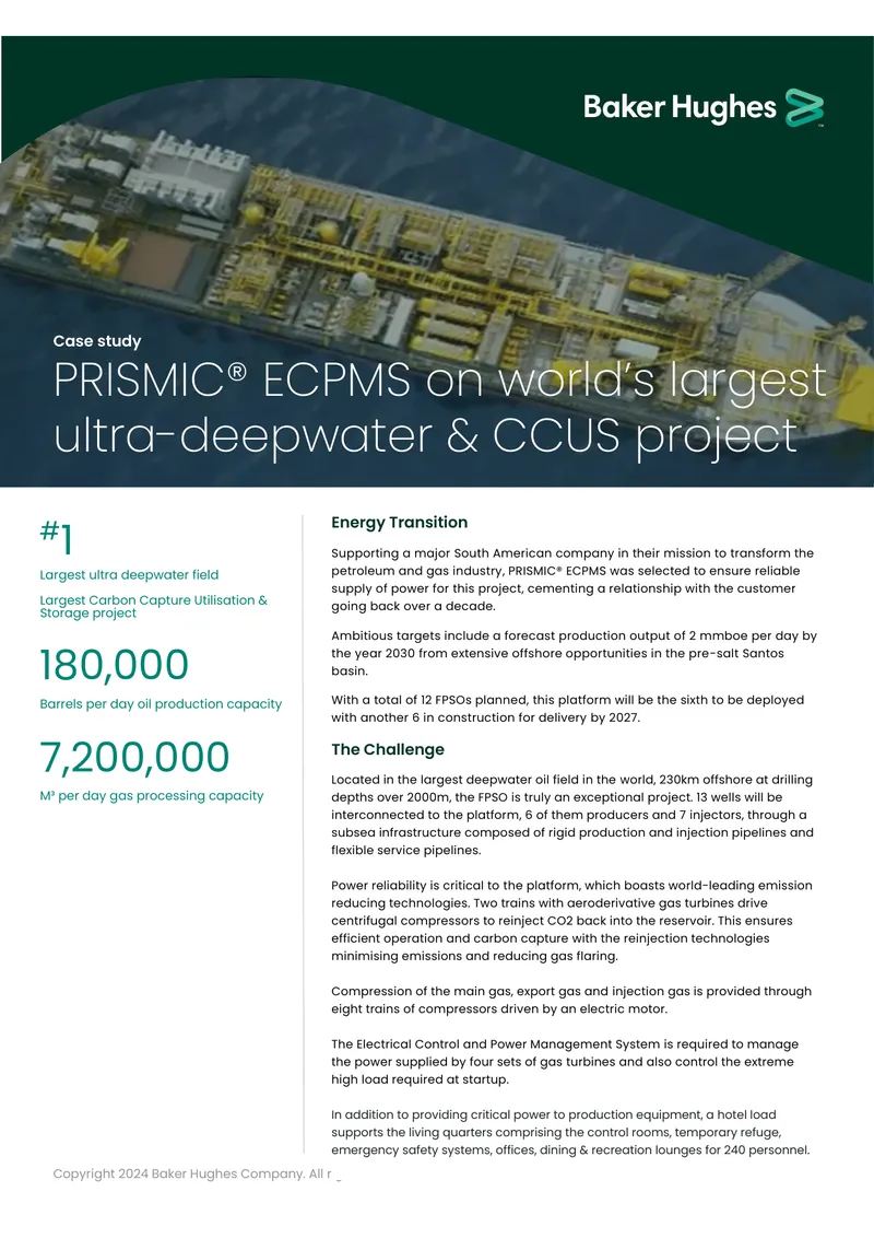 PRISMIC ECPMS Implementation for FPSO Project