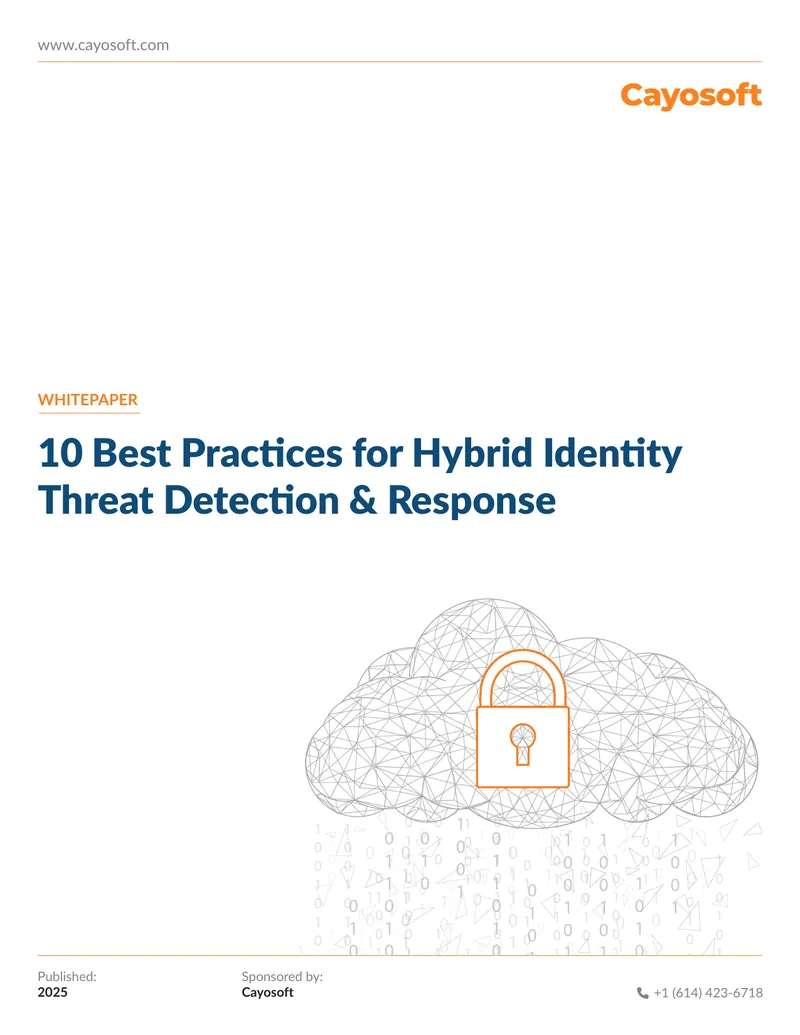 Best Practices for Hybrid Identity Threat Detection and Response