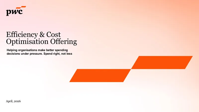 Efficiency and Cost Optimisation Strategies