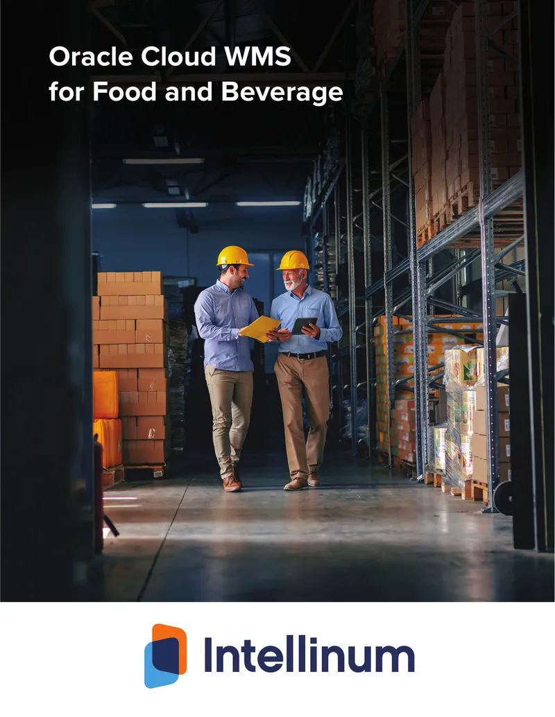 Oracle Cloud Warehouse Management System for Food and Beverage