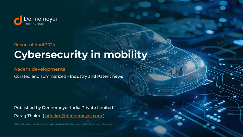 Cybersecurity Developments in the Automotive Industry