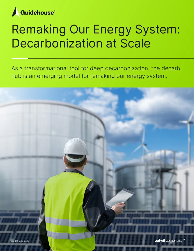 Decarbonization Hub Framework for Energy Systems