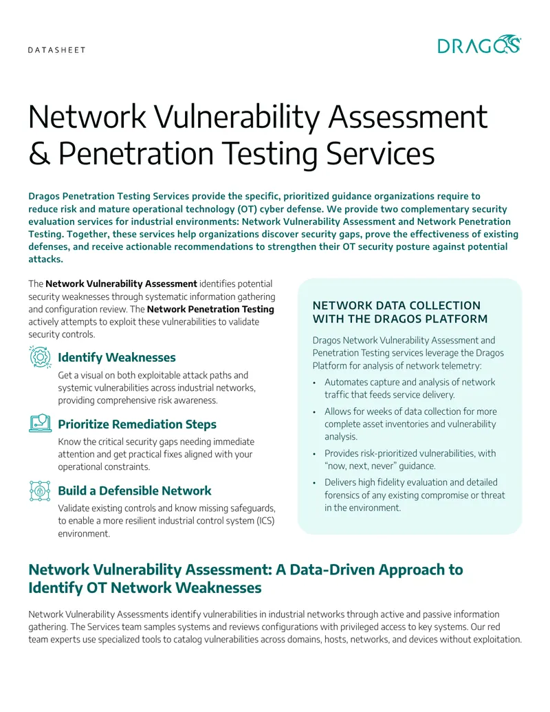 Network Vulnerability Assessment and Penetration Testing Services