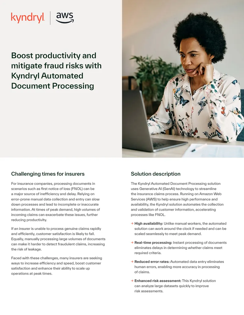 Kyndryl Automated Document Processing Solution Overview