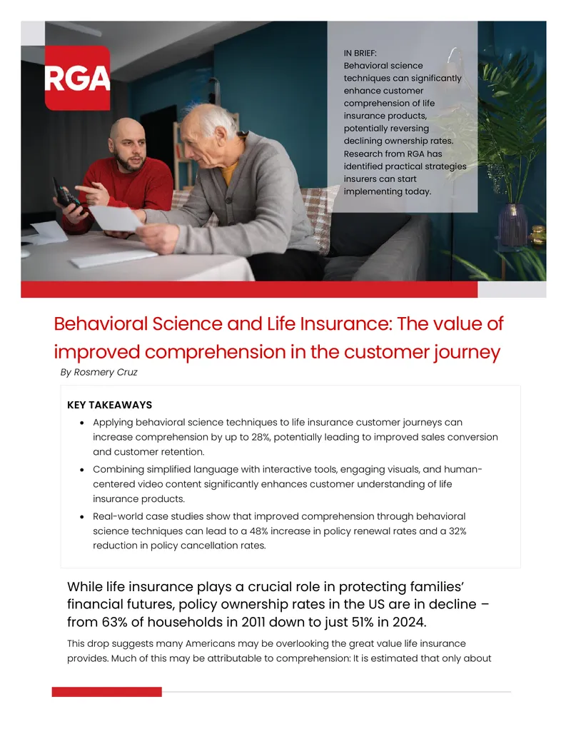 Behavioral Science Techniques in Life Insurance
