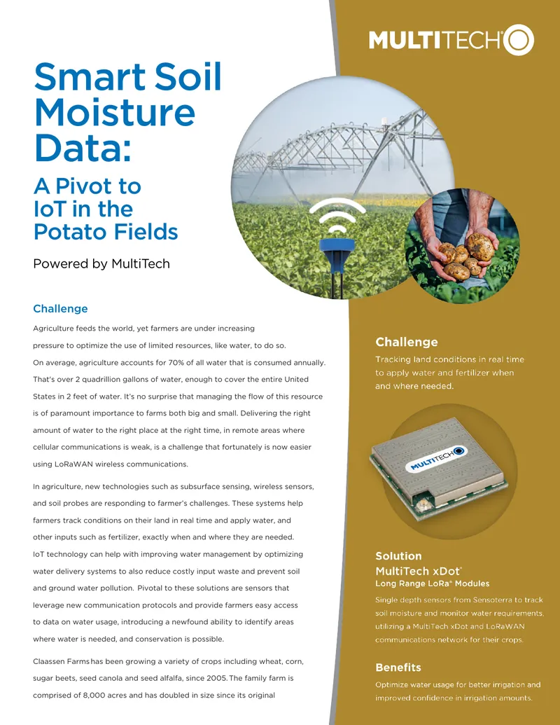 IoT Solutions for Water Management in Agriculture