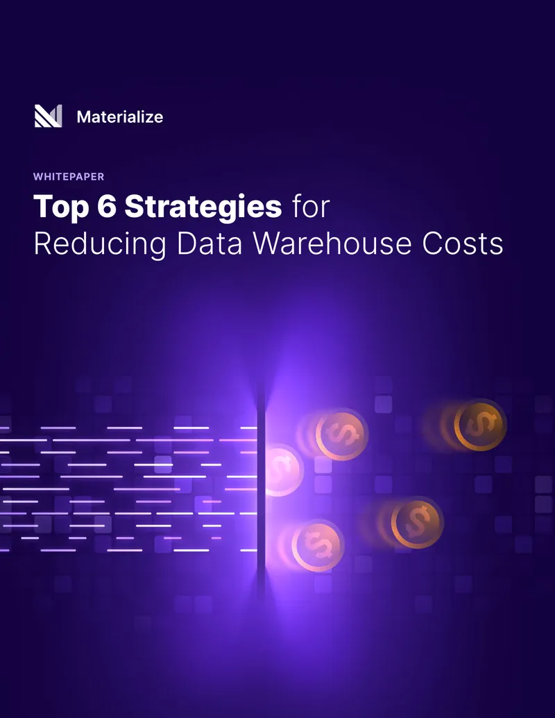Top Strategies for Reducing Data Warehouse Costs