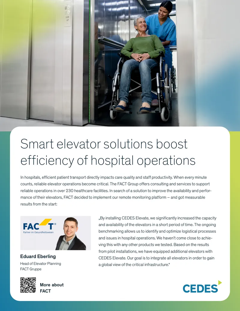 Smart Elevator Solutions for Hospital Efficiency
