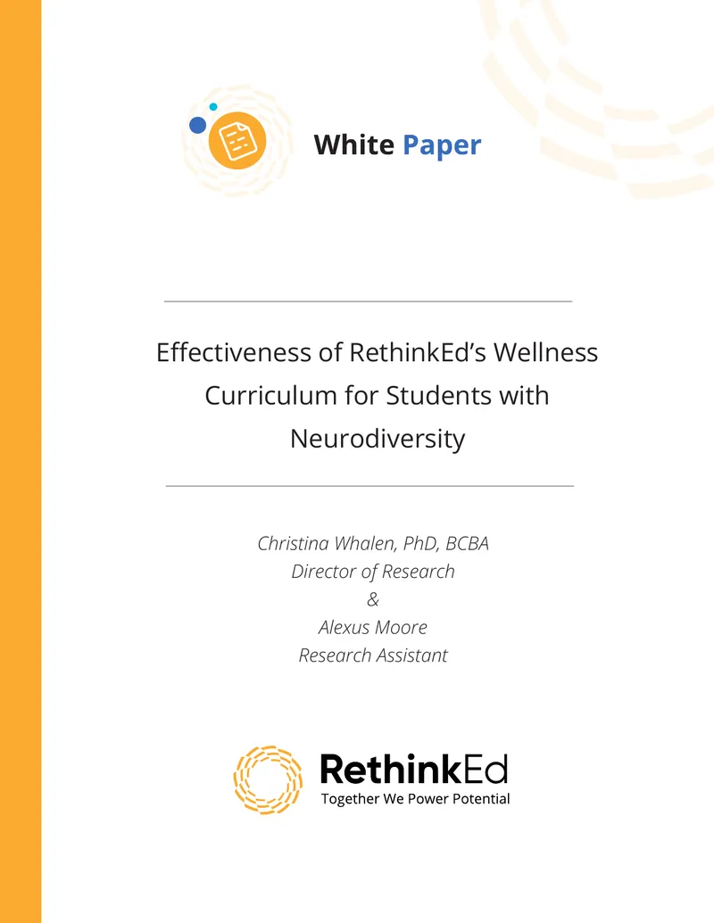 Effectiveness of RethinkEd's Wellness Curriculum for Neurodiverse Students