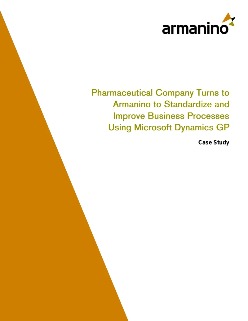Pharmaceutical Company Implements ERP System Upgrade
