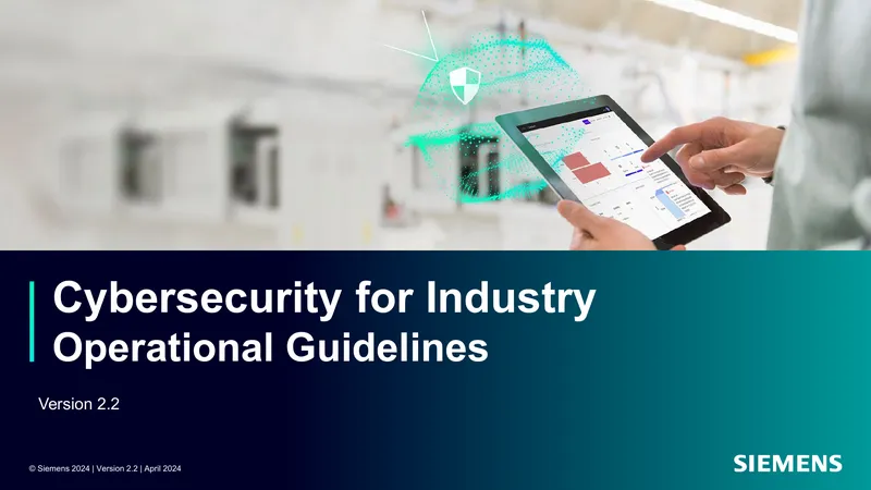 Cybersecurity Operational Guidelines for Industry