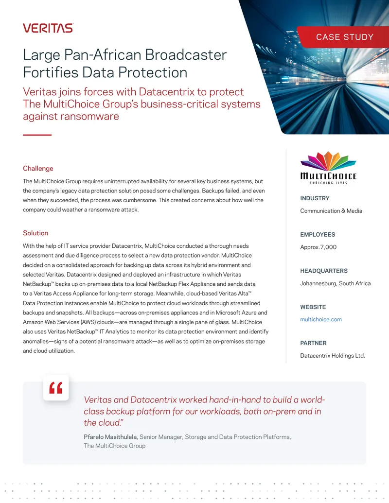MultiChoice Group Data Protection Case Study