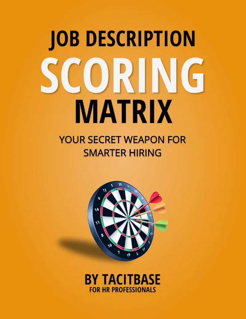 Job Description Scoring Matrix Guide