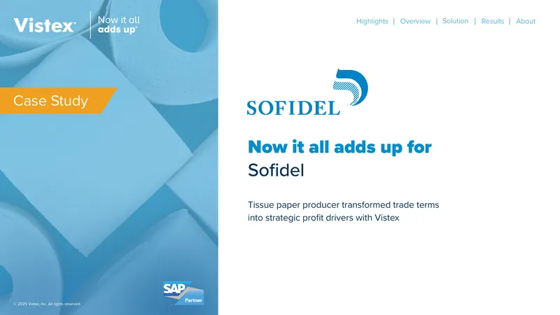 Sofidel Trade Terms Management Case Study
