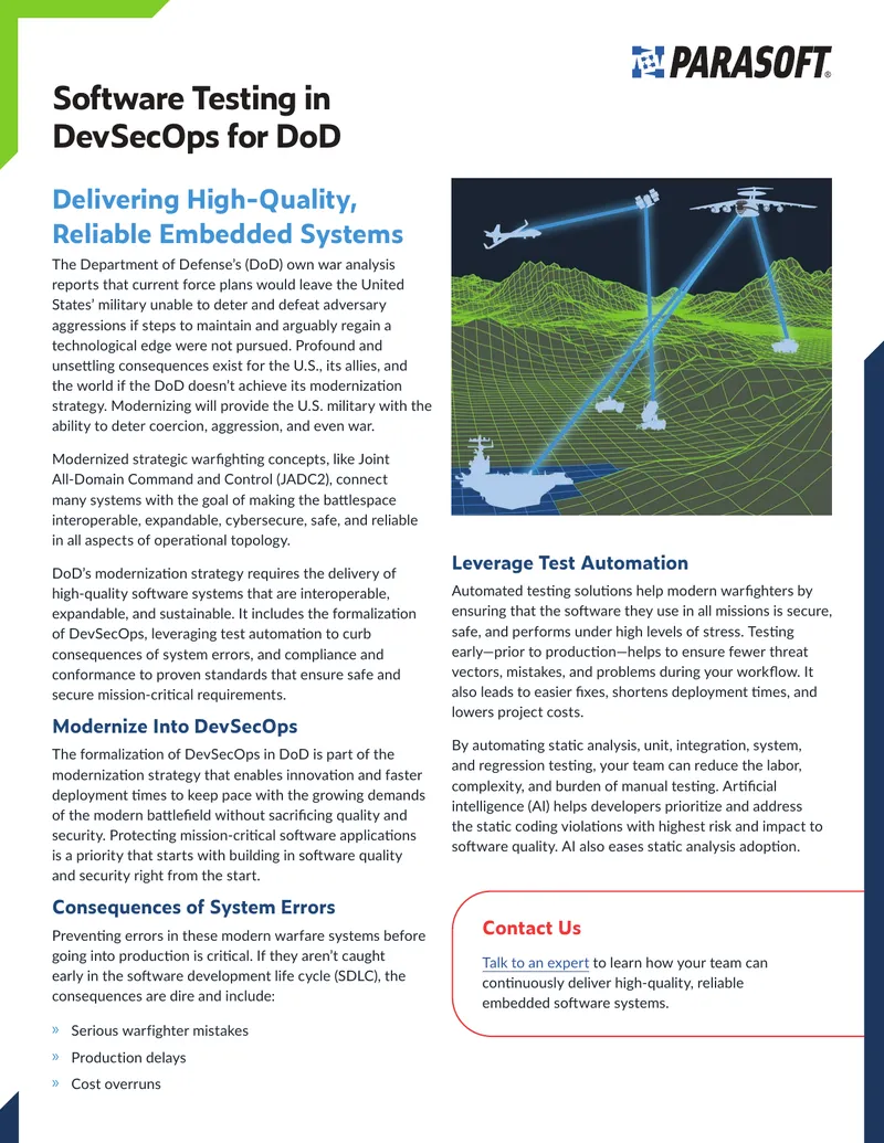 Software Testing in DevSecOps for DoD