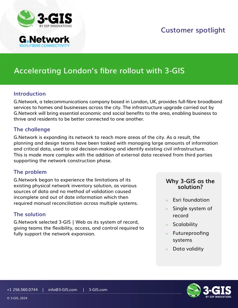Fibre Network Expansion Strategy for G.Network