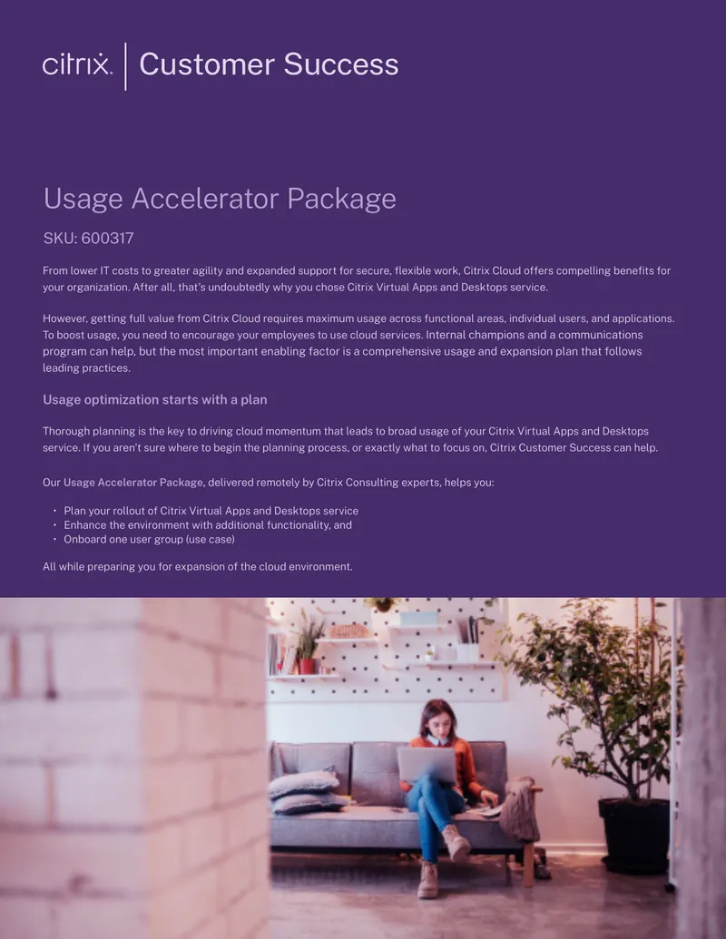 Citrix Usage Accelerator Package Overview