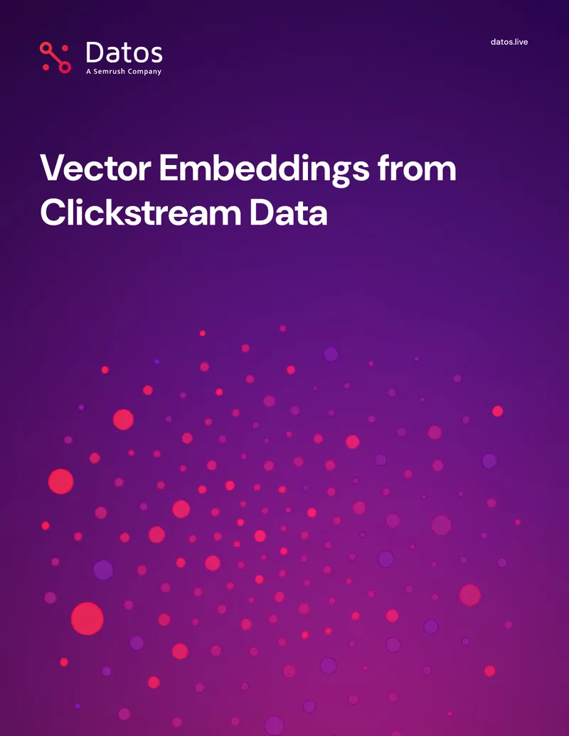 Vector Embeddings Utilization in Clickstream Analysis