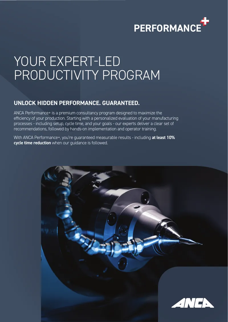 ANCA Performance+ Productivity Program Overview