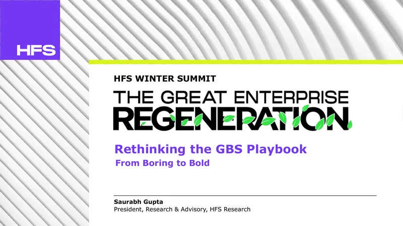 Rethinking the GBS Playbook for Innovation