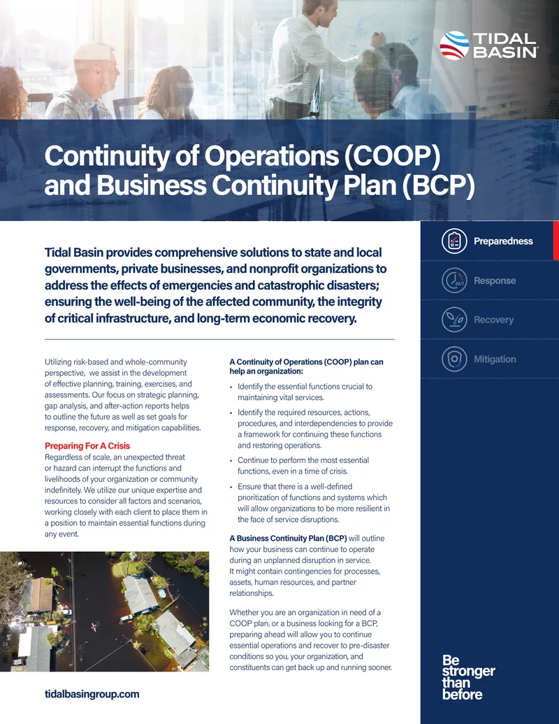 Continuity of Operations and Business Continuity Planning