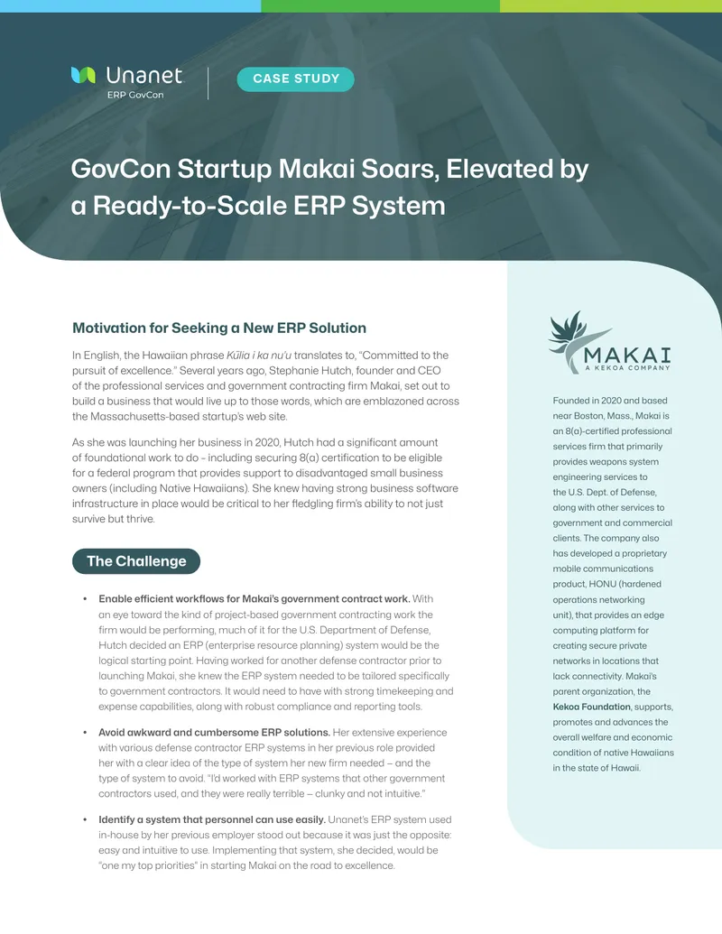 Makai Case Study on ERP System Implementation