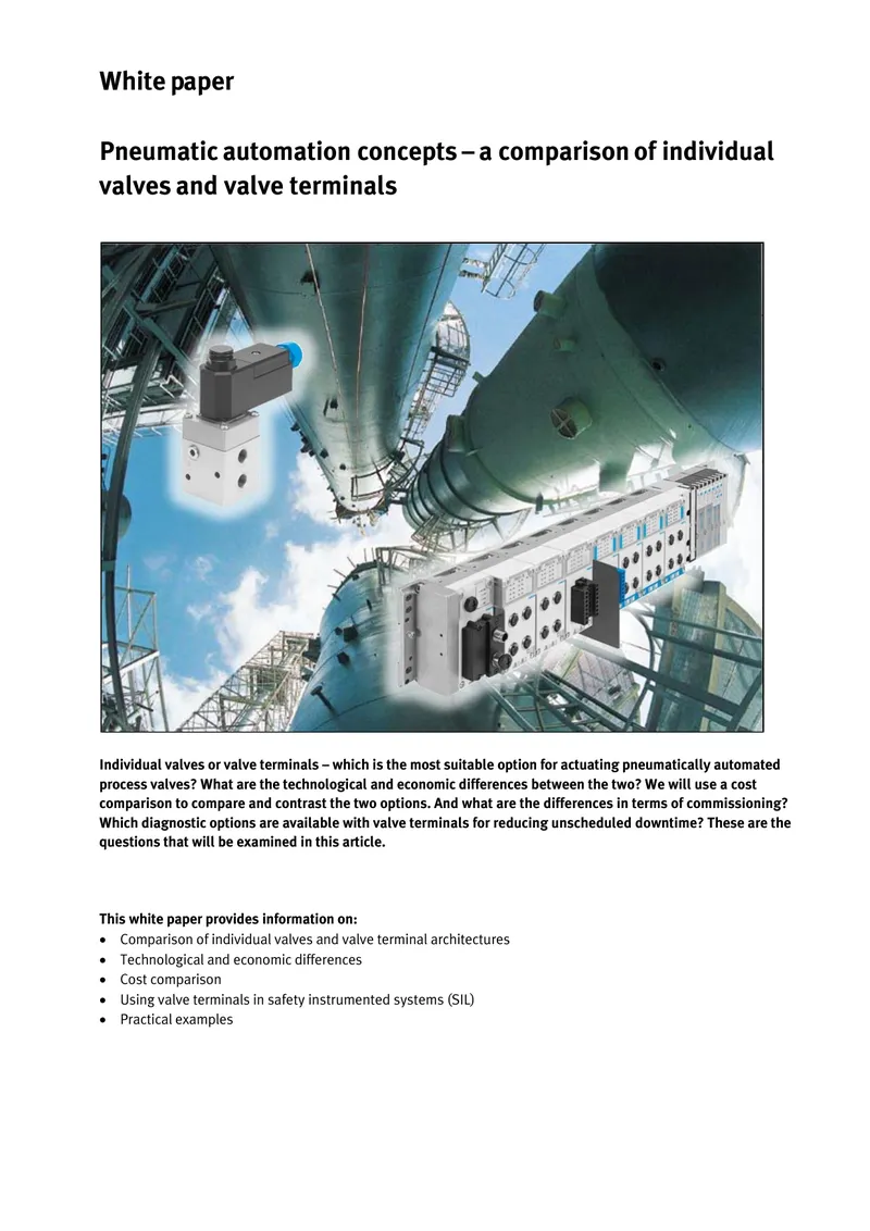 Pneumatic Automation Concepts Comparison preview page 1