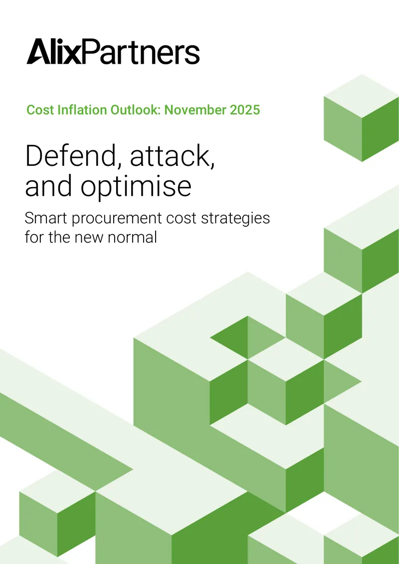 Cost Inflation Outlook for Procurement Strategies