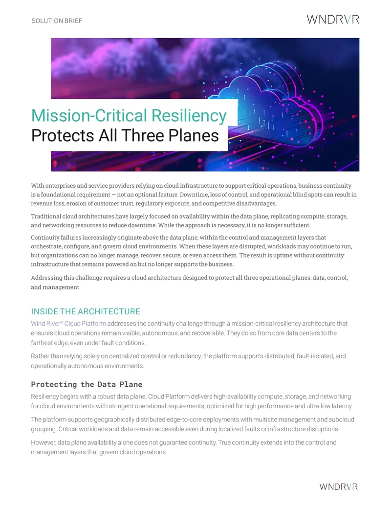 Mission-Critical Resiliency in Cloud Architecture