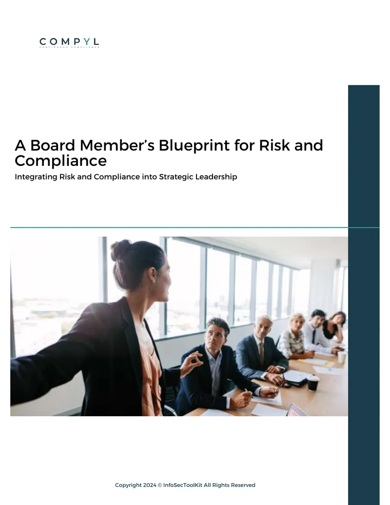 Board Member’s Blueprint for Risk and Compliance