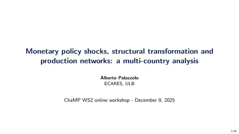 Monetary Policy Shocks and Production Networks Analysis