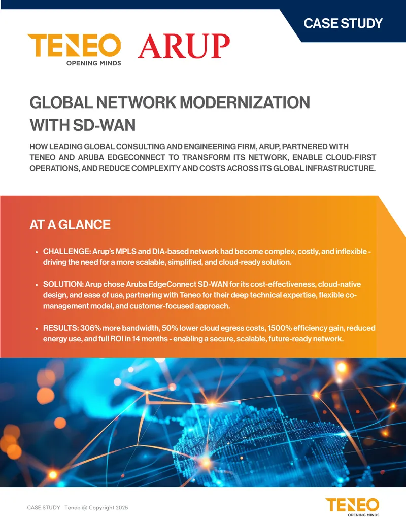 Global Network Modernization with SD-WAN Case Study