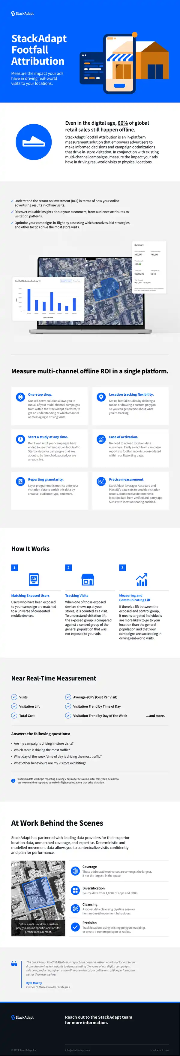 StackAdapt Footfall Attribution Measurement Guide