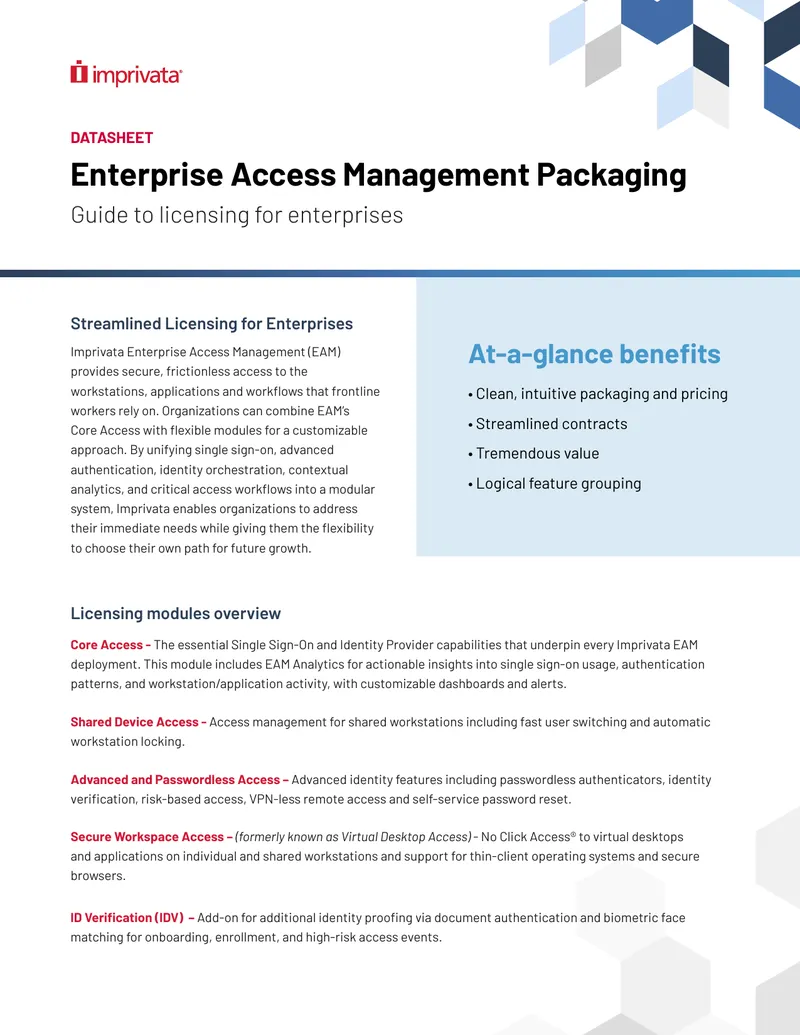Streamlined Licensing for Enterprises