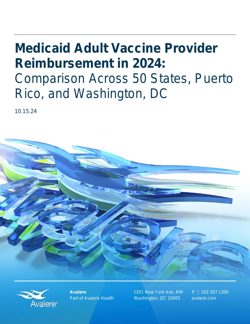 Medicaid Adult Vaccine Provider Reimbursement in 2024