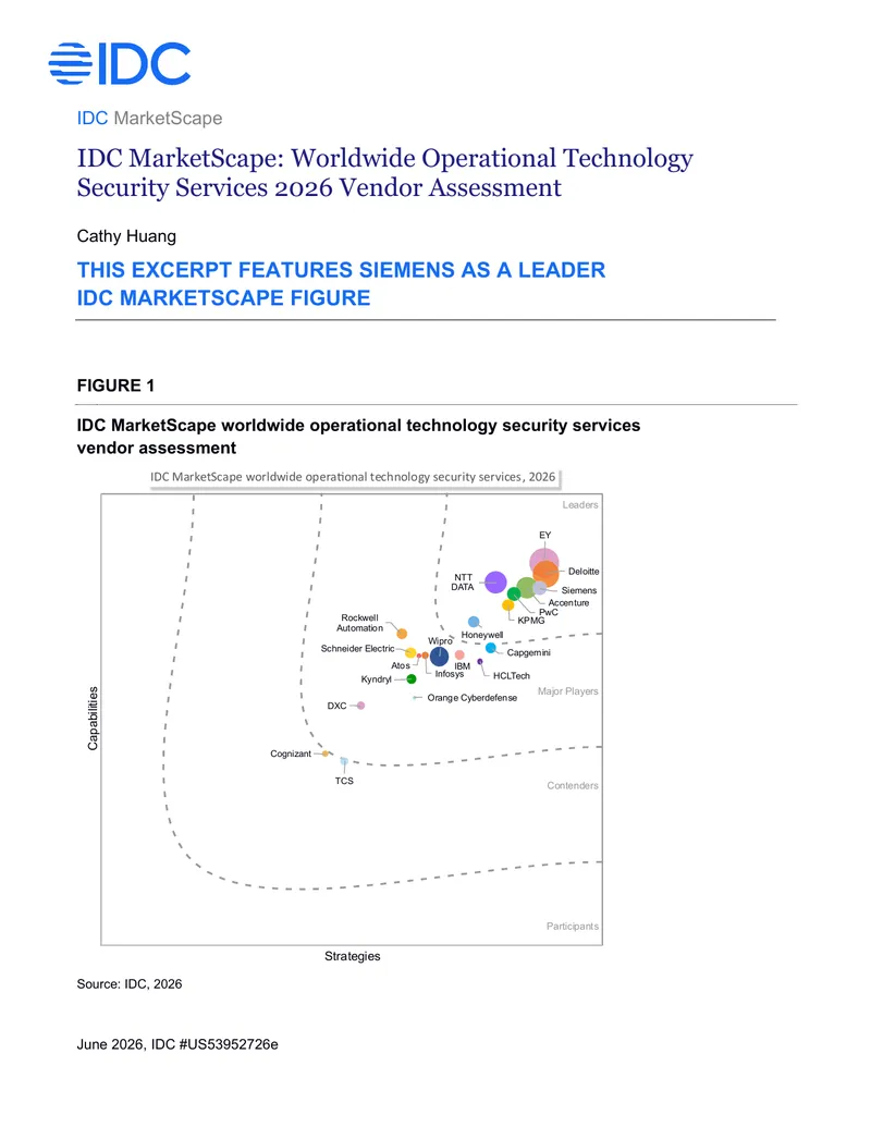 Worldwide Operational Technology Security Services 2026 Vendor Assessment