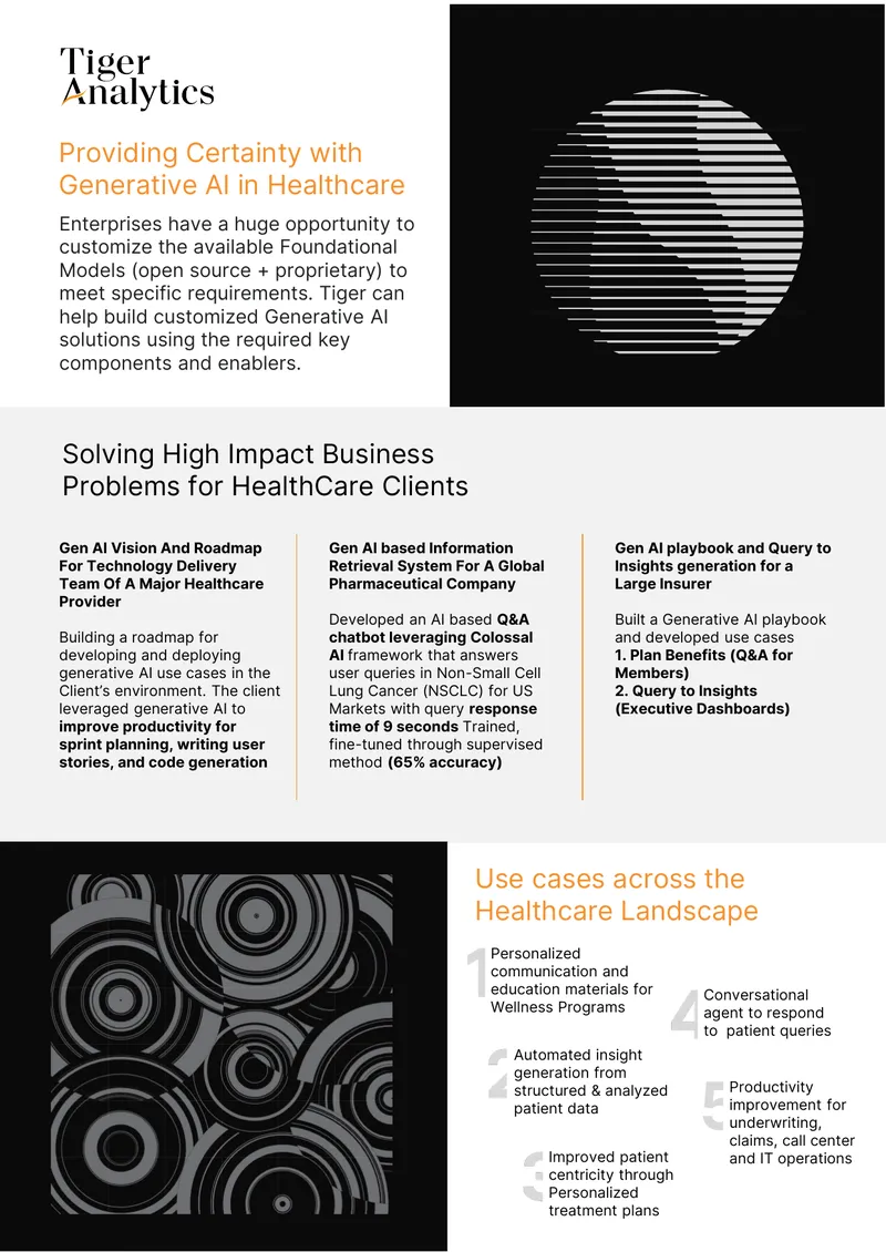 Generative AI Applications in Healthcare