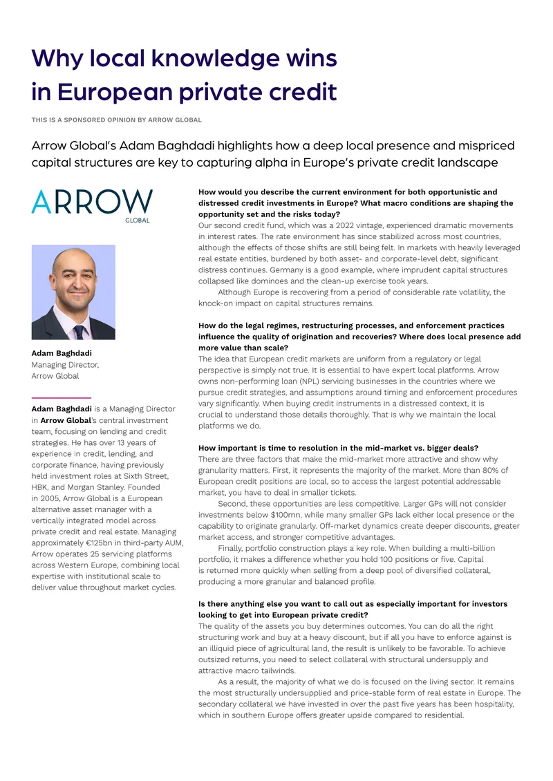 Local Knowledge in European Private Credit Investments