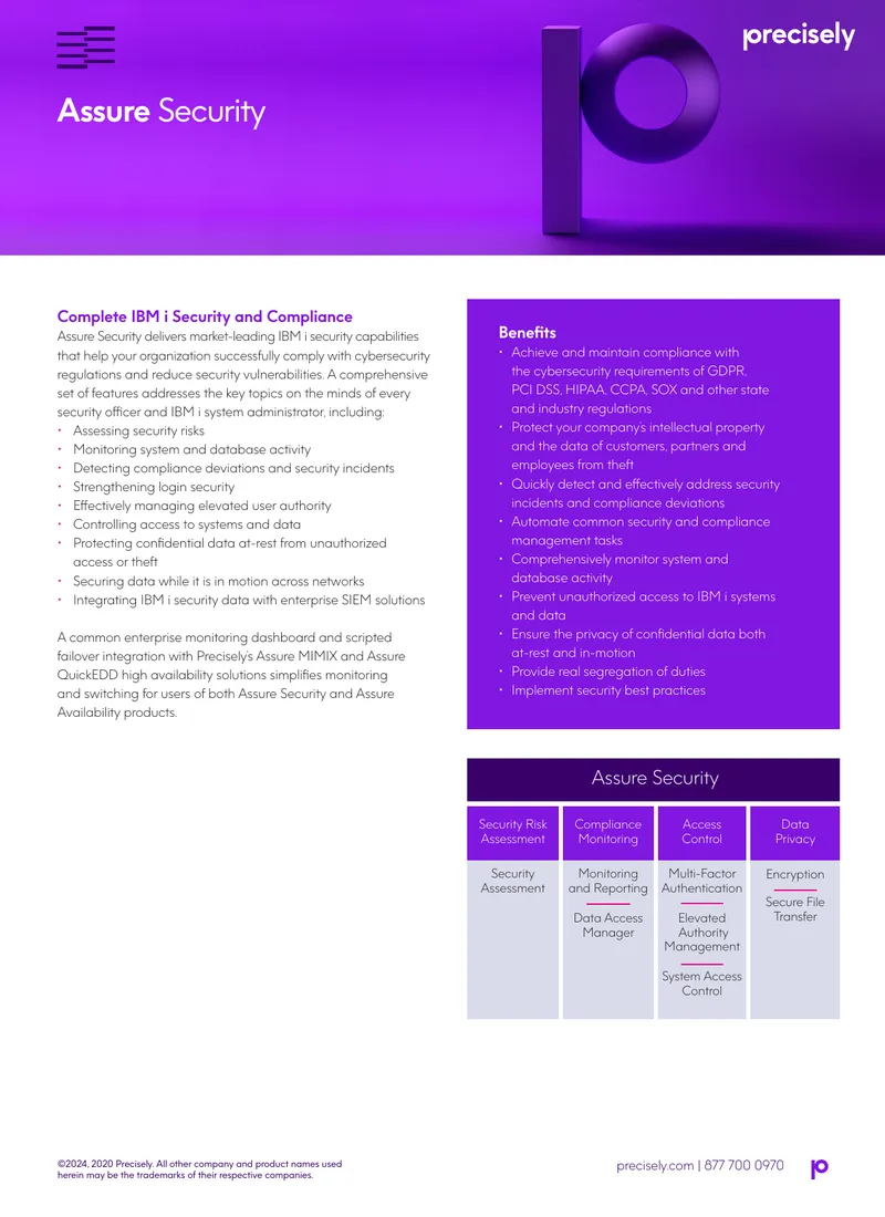 IBM i Security and Compliance Solutions Overview