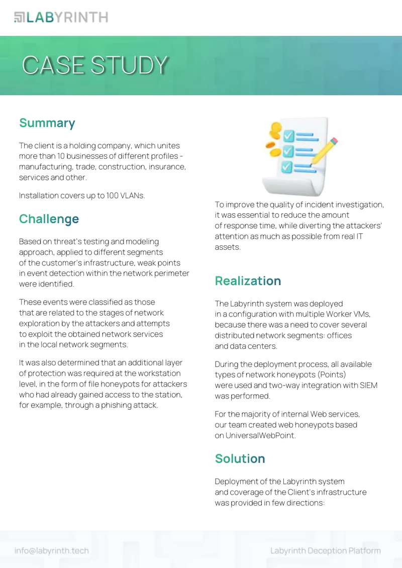 Cybersecurity Incident Detection and Response Case Study