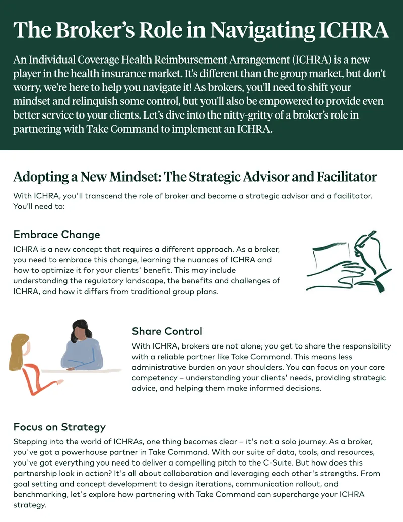 Broker's Role in Implementing ICHRA Strategies