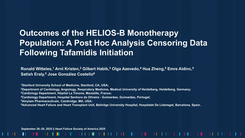 Outcomes of HELIOS-B Monotherapy Analysis