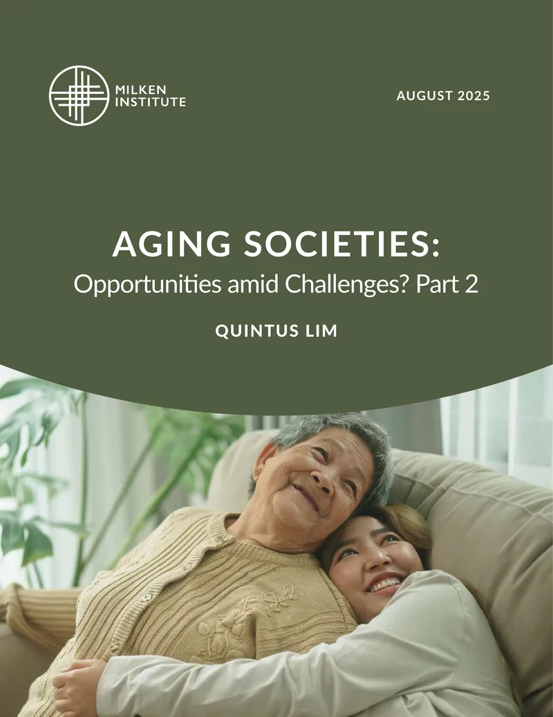 Aging Societies: Opportunities amid Challenges Part 2