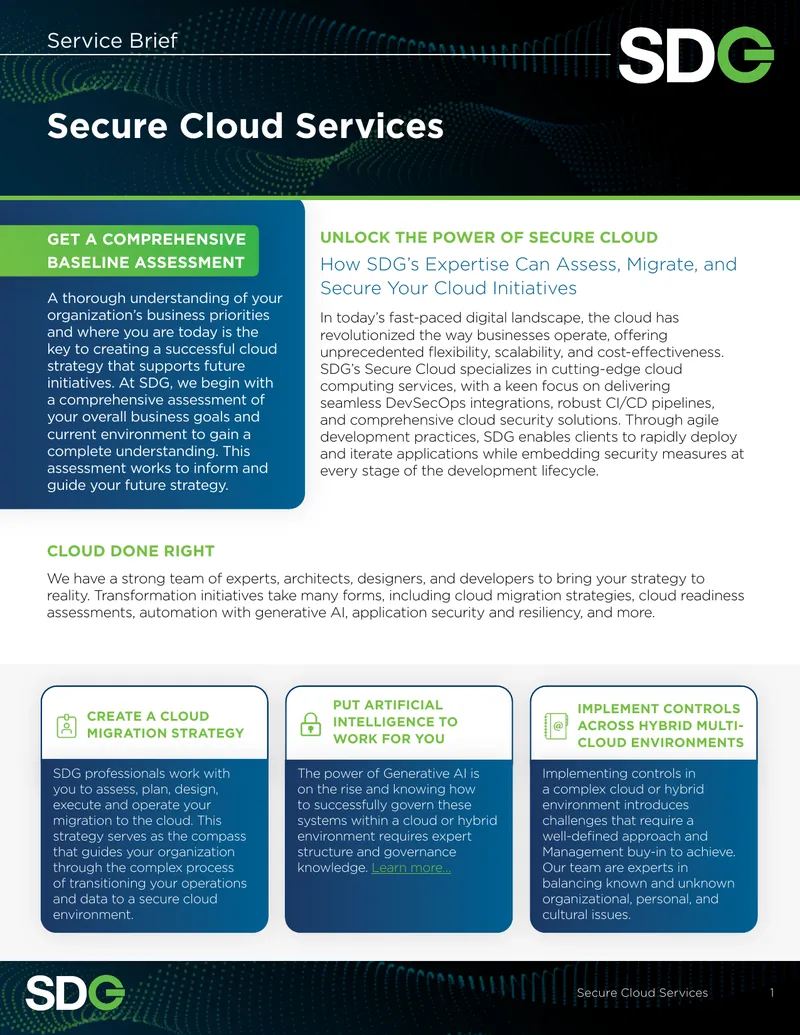 Secure Cloud Services Overview