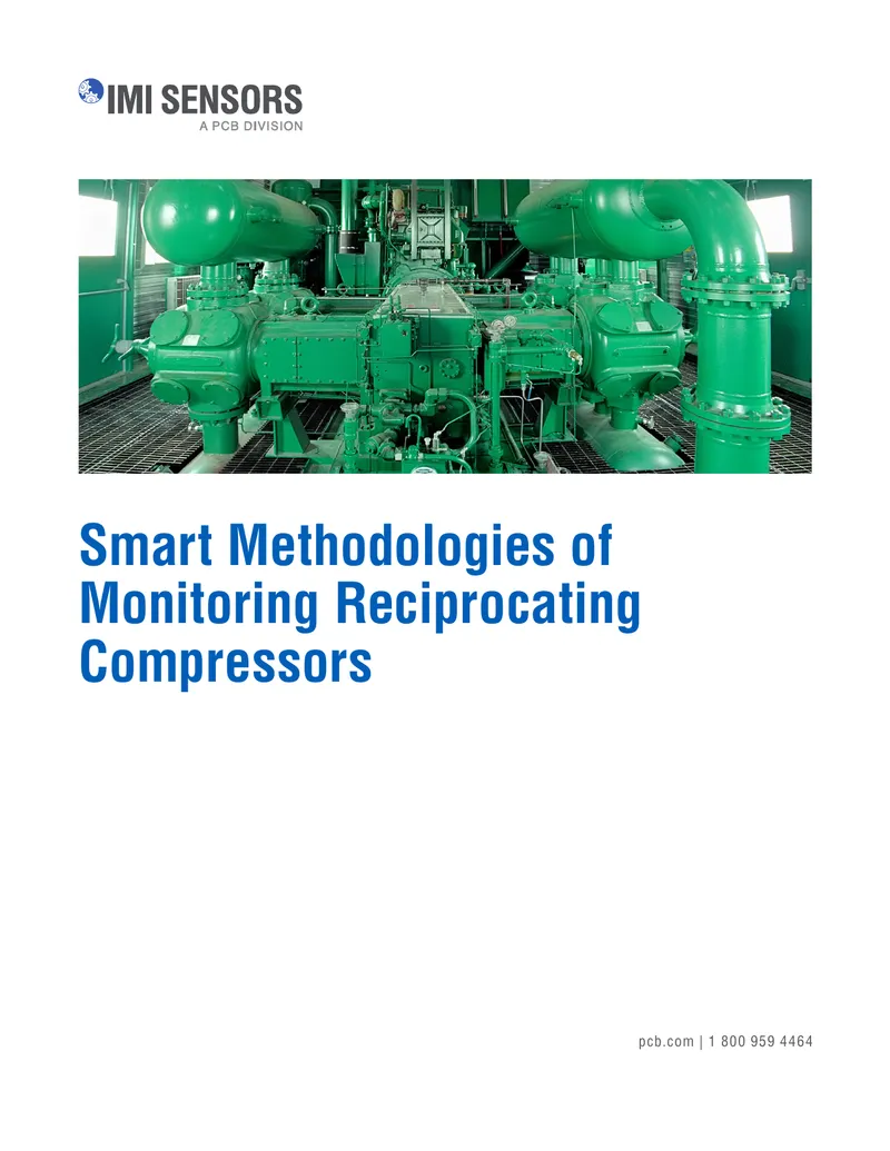 Smart Methodologies for Monitoring Reciprocating Compressors