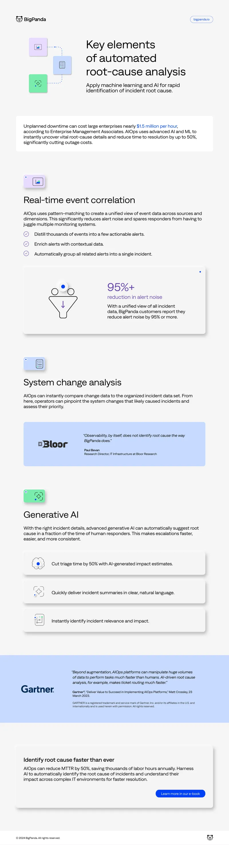 Automated Root-Cause Analysis Using AIOps