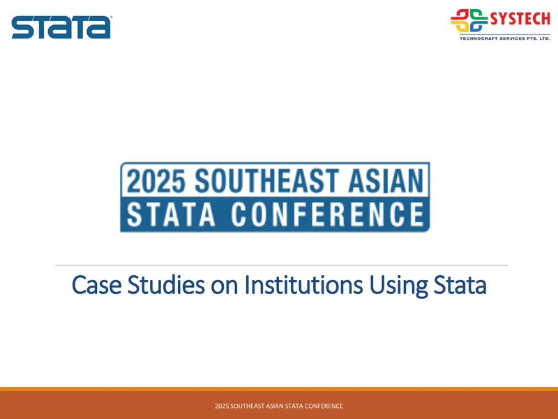 Case Studies on Institutions Using Stata